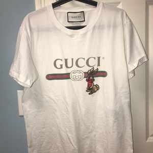 RARE Gucci Embroidered Rabbit Tee